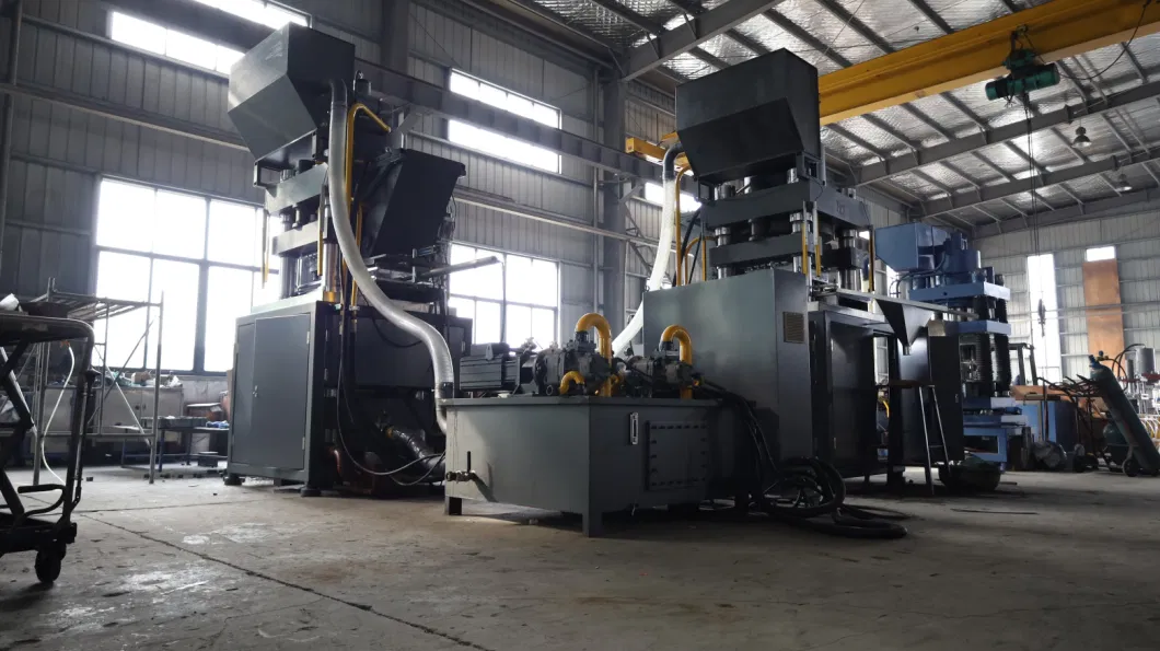 Heavy Duty Dual Tablet Making Machine Pressure Hydraulic Press for Silicon Manganese Powder 600t