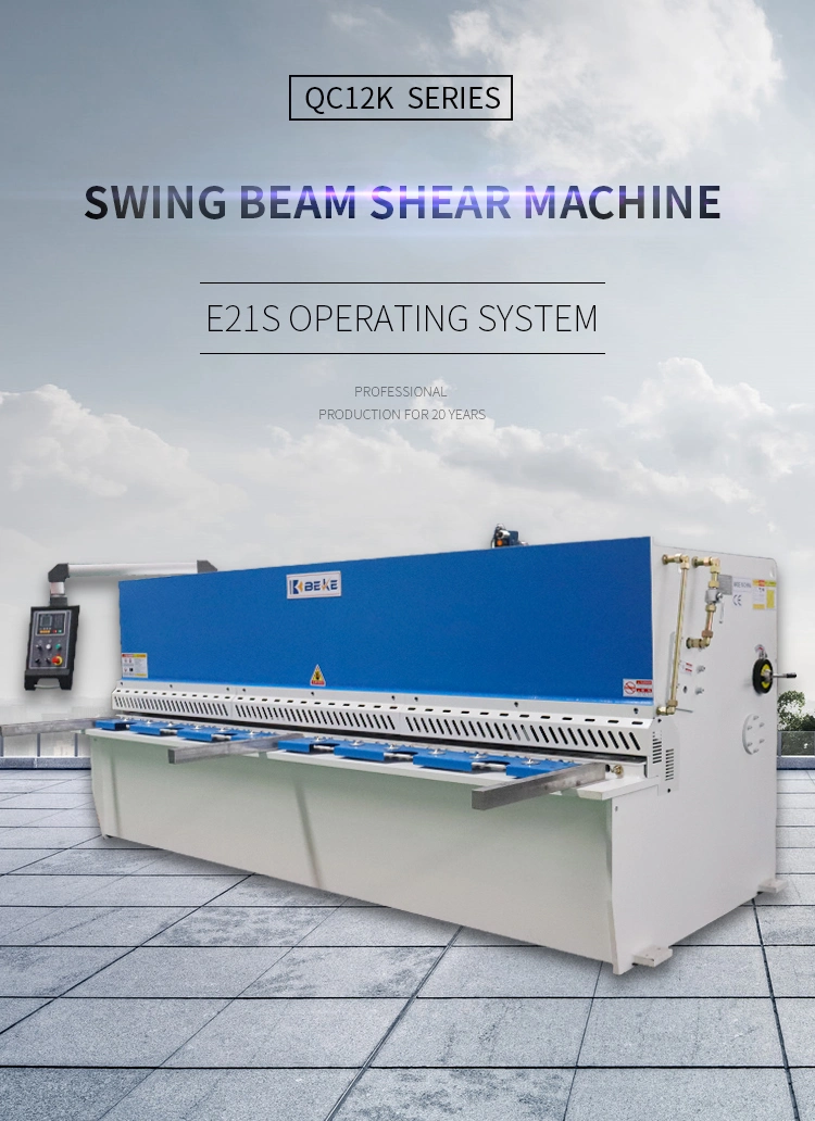 QC12K Hydraulic Shearing Machine 6X3200 Carbon Steel Sheet Cutting Machine