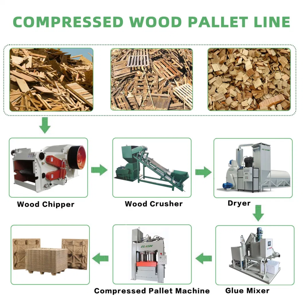 Hot Sale 1200 Ton Make Wood Pallets Making Machine Press