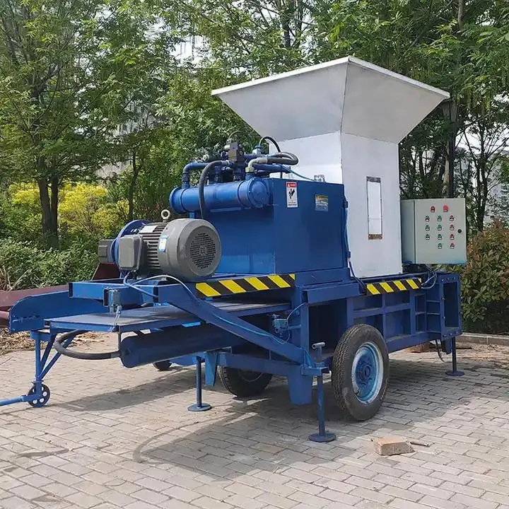 Easy Operation Wood Shaving Baling Press Hydraulic Shavings Baler Machine