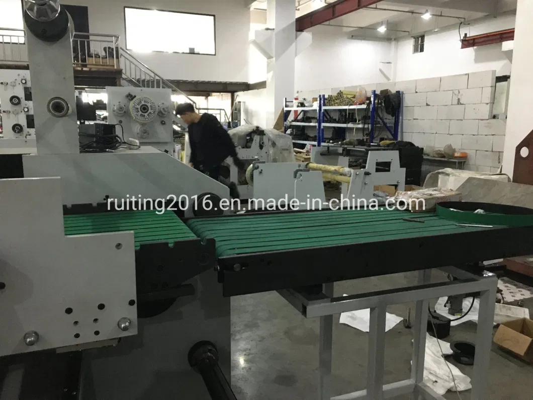 Rtry-520d Automatic Film Printer 4 Color LED UV Aluminum Foil Flexo Printing and Die Cutting Machine Manufacturer Price