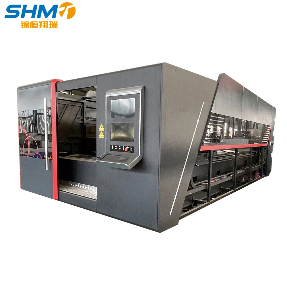 3000W-6000W Full Cover CNC Fiber Laser Cutting Machine for Stainless Steel