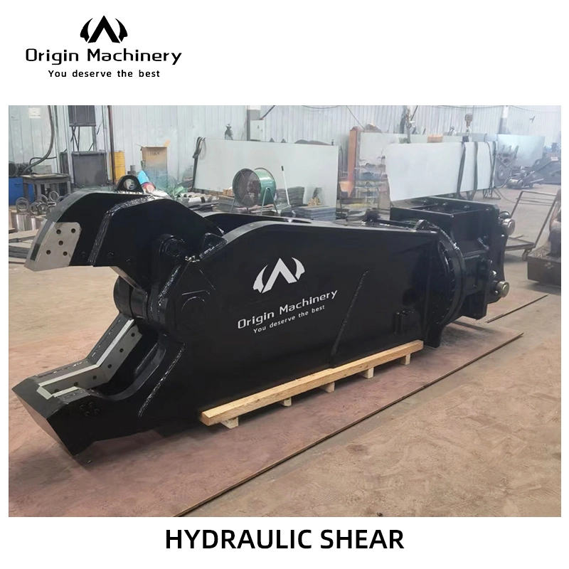 Origin Machinery Excavator Mechanized Demolition Hydraulic Disassemble Cutting Metal Pulverizer Shear for Sale