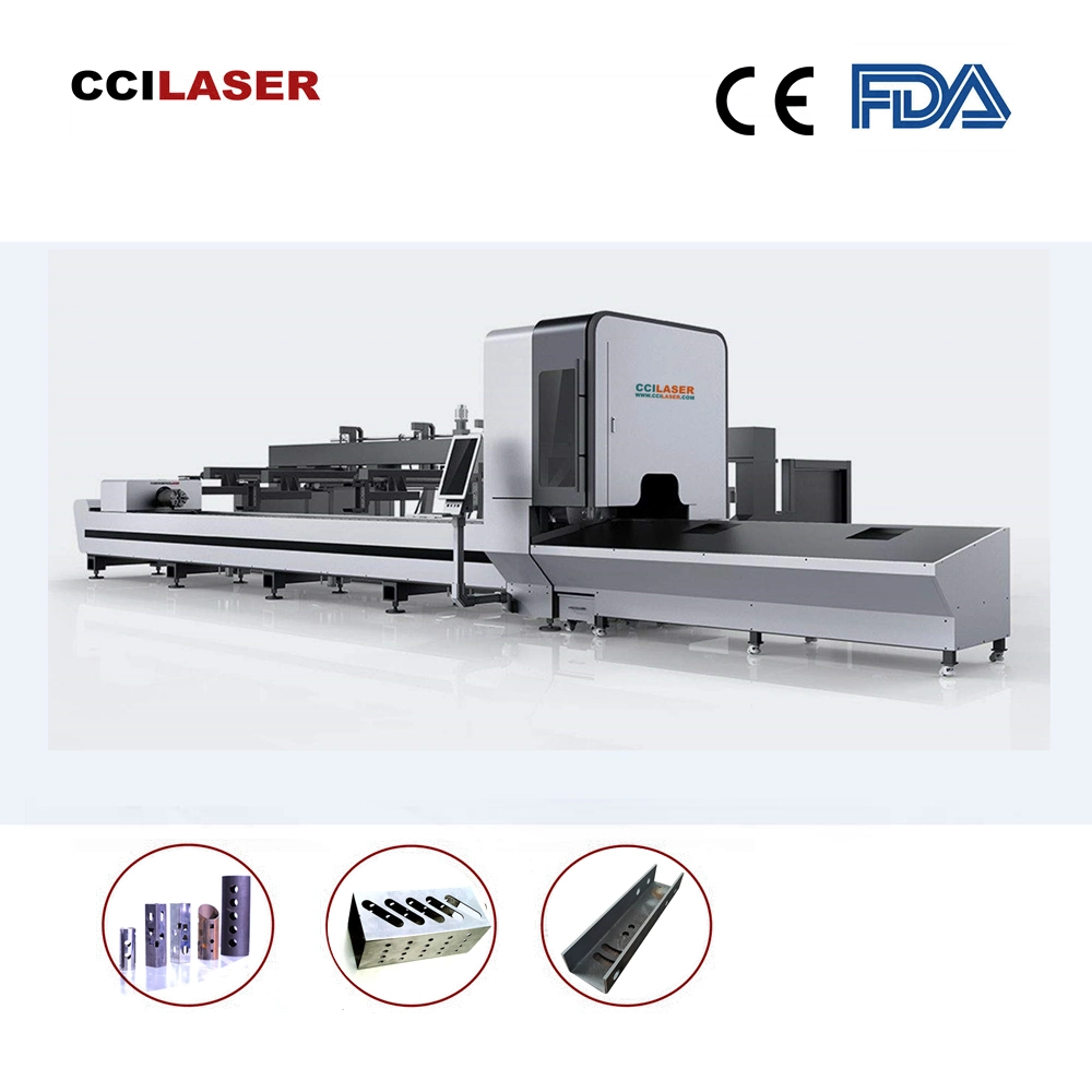 Best Quality Automatic Metal Tube Laser Cutting Machines Fabrication Pipe Tube Laser Cutter Price