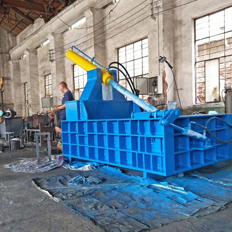 Factory Price Horizontal Baler Machine Compaction Hydraulic Press Steel Baler Price Aluminum Scrap Metal Baling Press