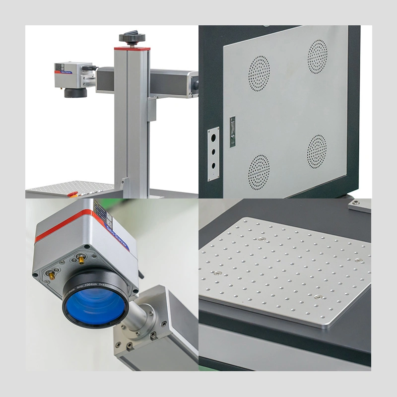 20W 30W 50W Factory Manufacturer Desk Type Fiber Laser Printing Machine for Marking Cup Logo