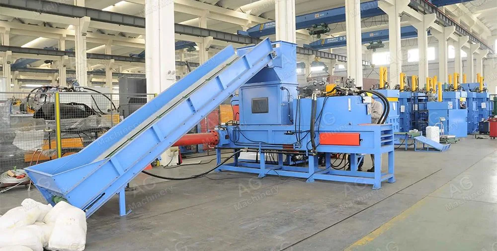 Easy Operation Wood Shaving Baling Press Hydraulic Shavings Baler Machine