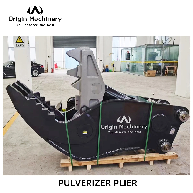 Origin Machinery Excavator Mechanized Demolition Hydraulic Disassemble Cutting Metal Pulverizer Shear for Sale