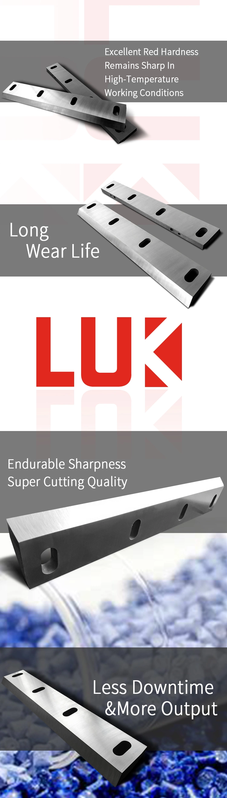 Factory Price Metal Shear Knives and Metal Working Blades