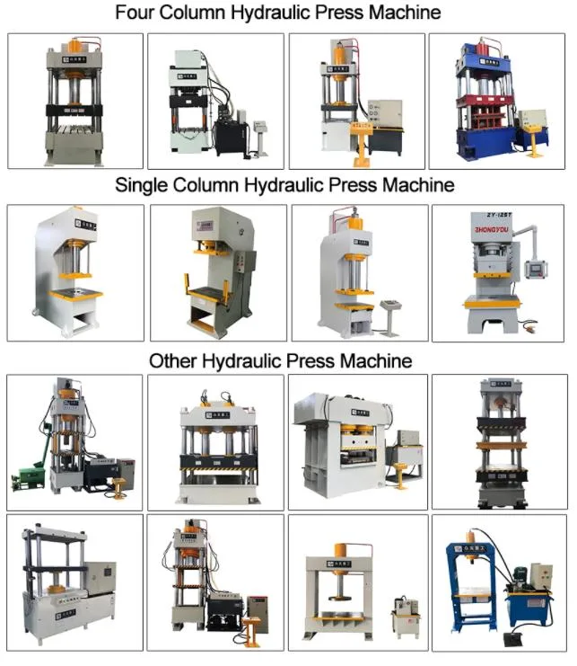 1000 Tons of Three-Beam Four-Column Hydraulic Press Large Septic Tank Press