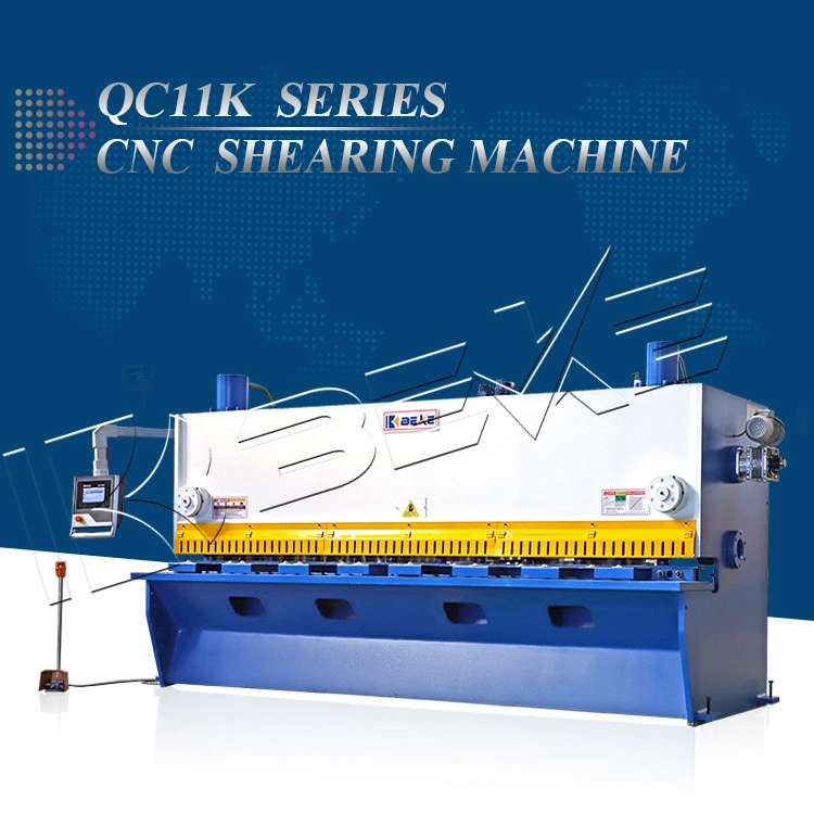 Fully Automatic Guillotine Shearing Machine 6X3200mm CNC Sheet Metal Cutter