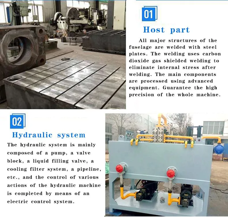 150 Ton Three Beam Deep Drawing Four Column Machine Press Hydraulic