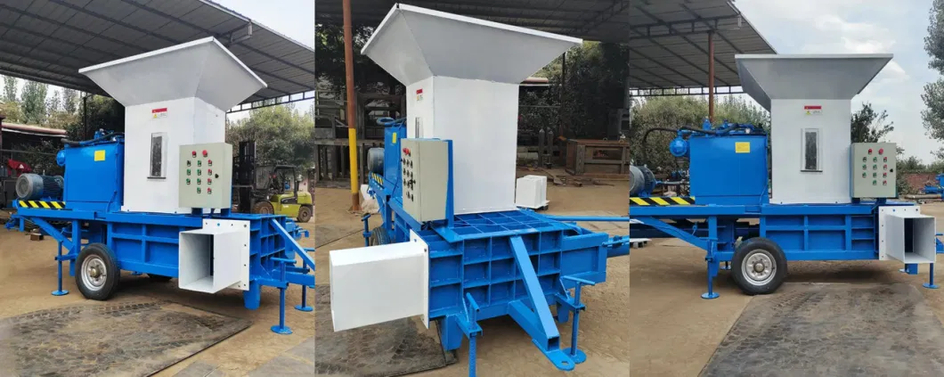 Easy Operation Wood Shaving Baling Press Hydraulic Shavings Baler Machine