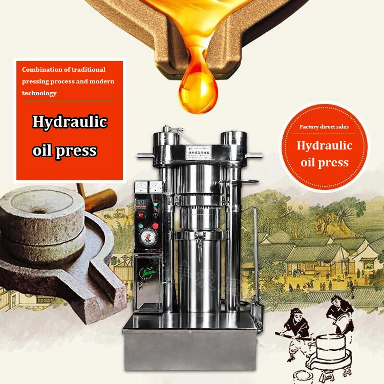 Advanced Design Cold Soybean/Sunflower Seeds Cleaning Hydraulic Oil Press with Easy Operation