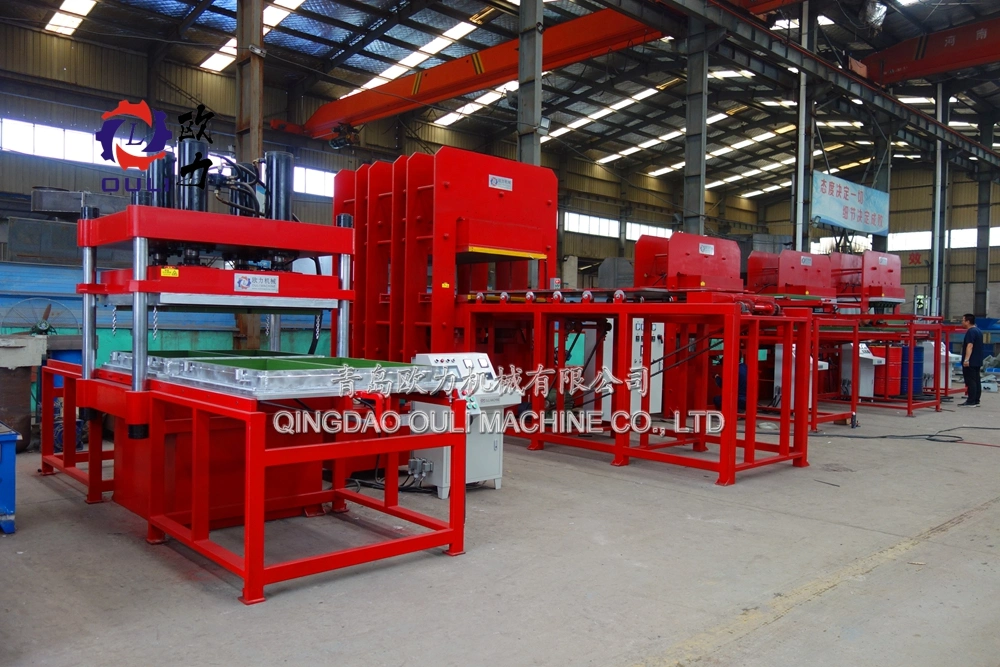 Automatic Rubber Vulcanizing Press Machine, Frame Hydraulic Vulcanizer/Curing Press, Column Floor Mat Tiles Molding Press