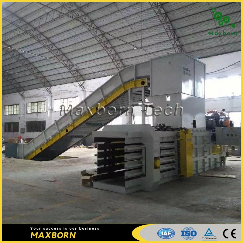 Maxborn Brand Factory Direct Price Packing Machine Occ Paper Carton Cardboard Recycling Machine Hydraulic Horizontal Press Equipment