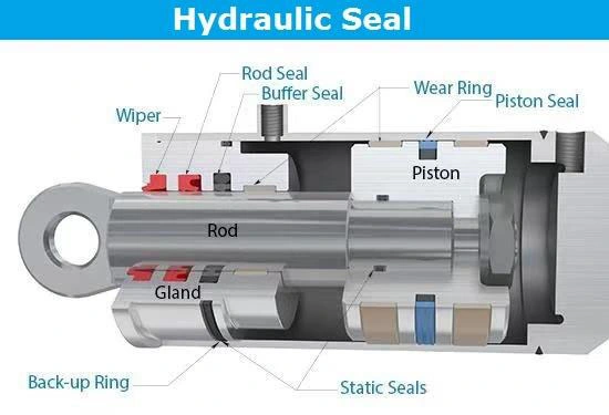 Rolling Mill High Quality Size Piston and Rod Hydraulic Seal