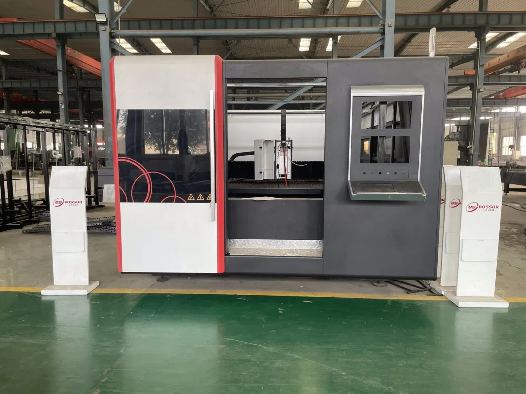 3000W-6000W Full Cover CNC Fiber Laser Cutting Machine for Stainless Steel