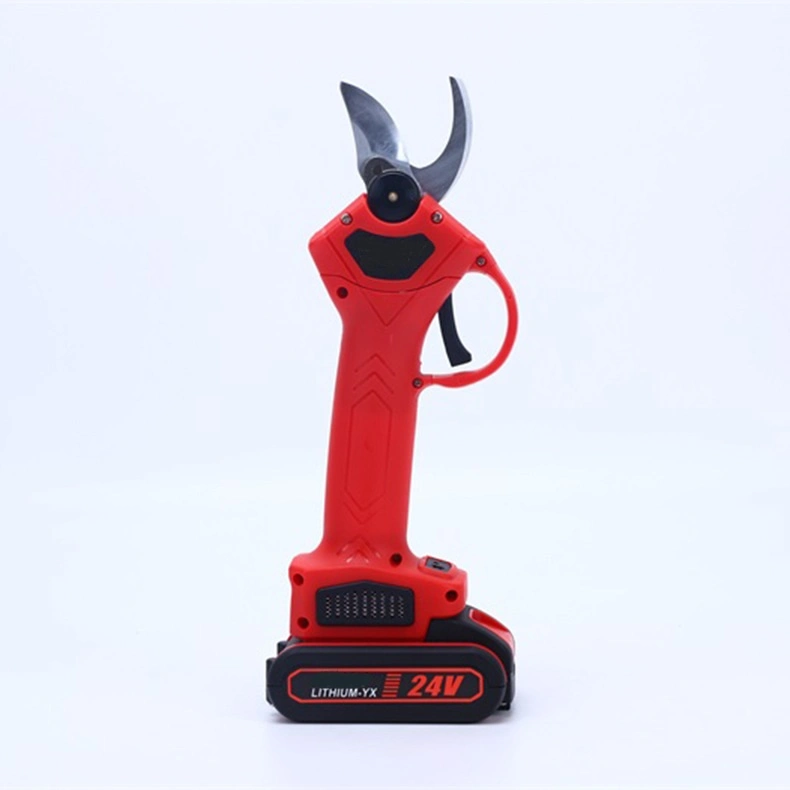 25mm Cordless Electric Scissor Pruner Electric Pruning Shears Poles Rechargeable with Batteries