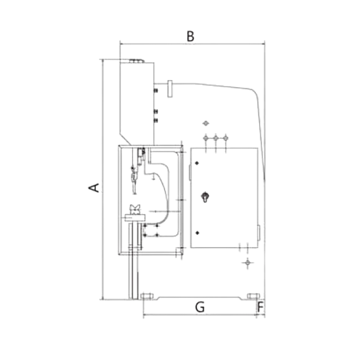 Hydraulic Metal Plate Bender Automatic / Auto CNC Bending Sheet / Steel Press Brake Machine