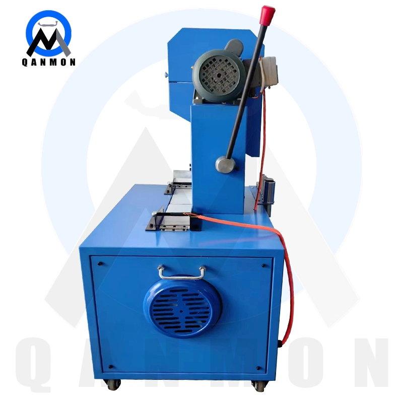 Easy Operation Industrial Hose Cutting and Skiving Machine 2&quot; Automatic Vertical Hydraulic Hose Fitting Crimping Machine Pipe Press Cutter Machine