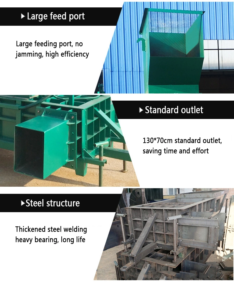 Easy Operation Wood Shaving Baling Press Hydraulic Shavings Baler Machine