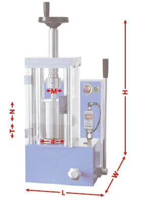 Button Cell, Electronic Component Pressing Isostatic Pressing Hydraulic Press Manual Operation