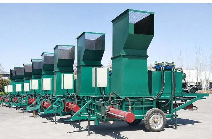 Easy Operation Wood Shaving Baling Press Hydraulic Shavings Baler Machine