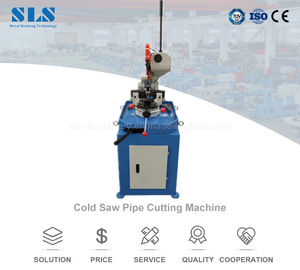 Sz-SLS Company Sale Pipe Circular Cold Saw Metal Saw Cutting Machine