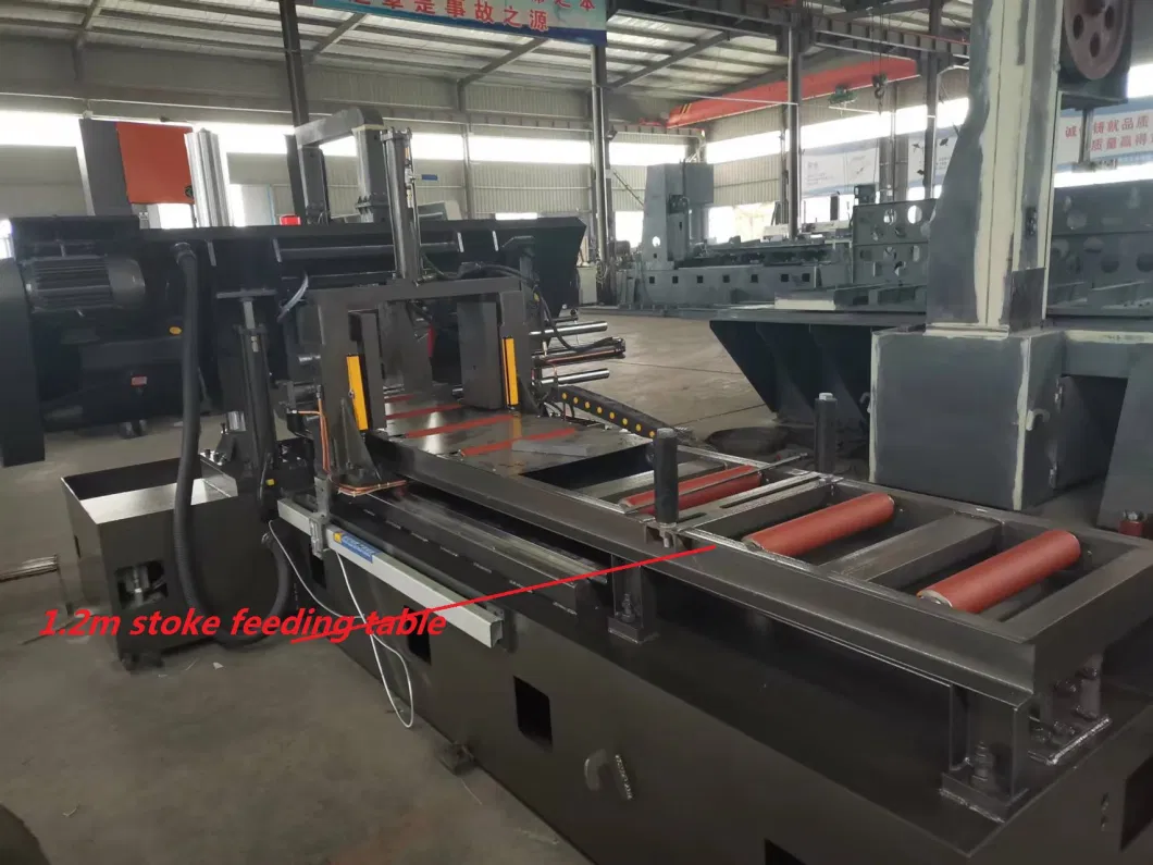 Full Automatic Steel Aluminum Metal Cutting Double Column Band Saw Machine