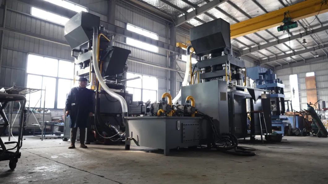 Heavy Duty Dual Tablet Making Machine Pressure Hydraulic Press for Silicon Manganese Powder 600t