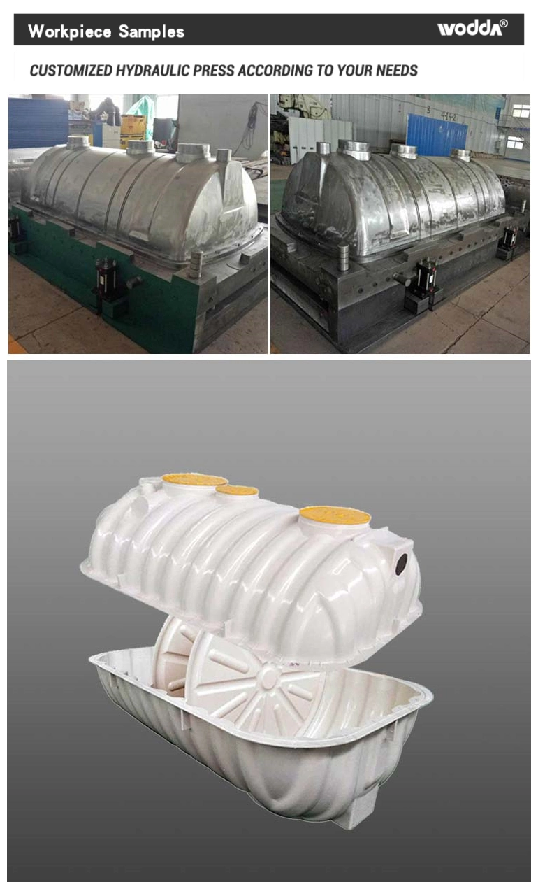 Plastic Septic Tanks Moulding 1200 Ton Hydraulic Press Cylinder