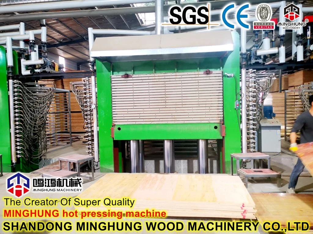 12 Daylight 600ton Hydraulic Hot Press for Plywood Production Line