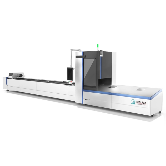 Steel Pipe Fiber Laser Cutting Machine Price / Metal Tube Cutter