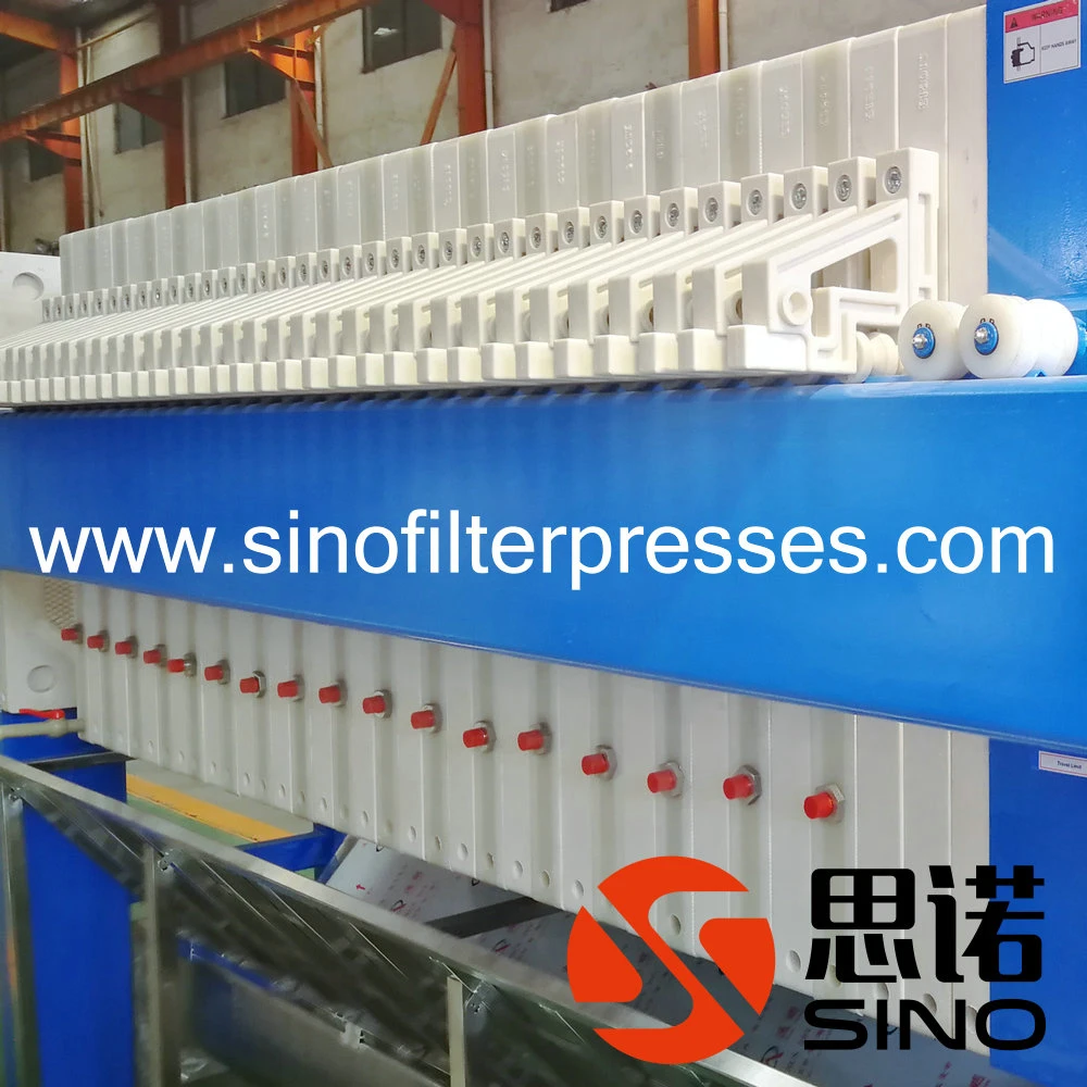 China Hydraulic Automatic Gasketed Recessed Plate Filter Press Price