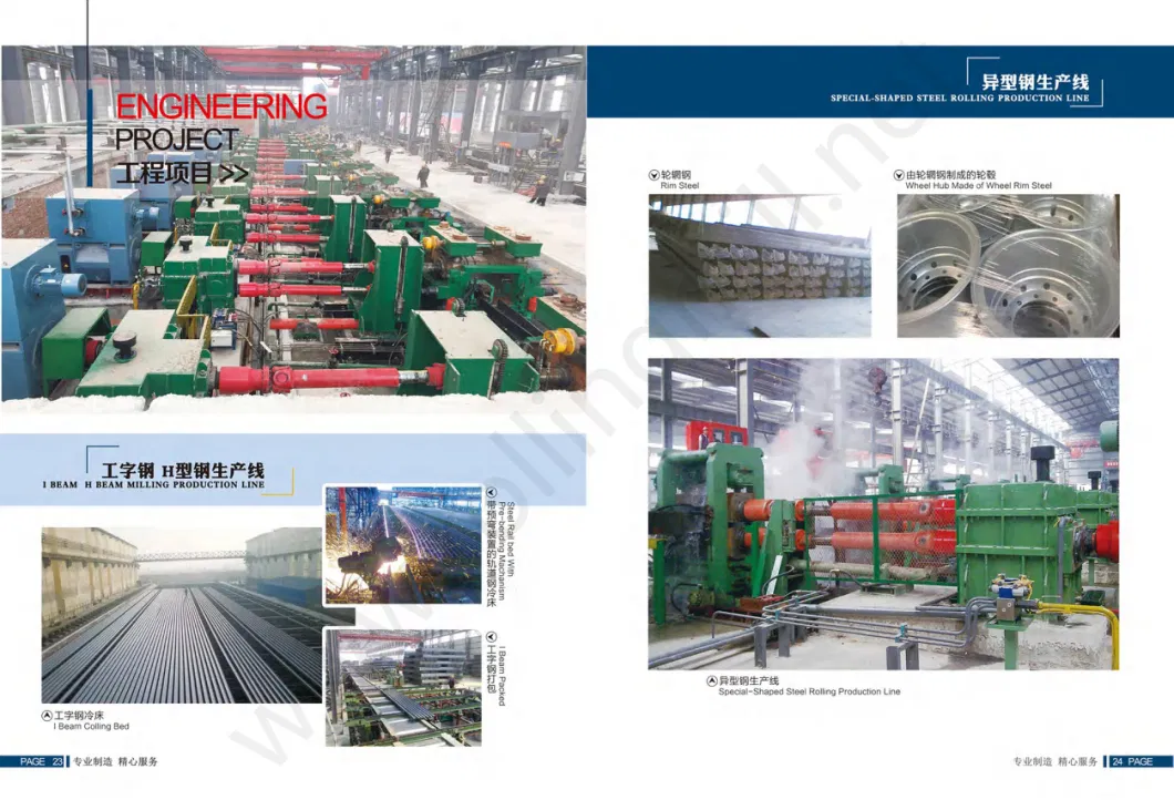 Mechanical and Electric Equipment for Steel Rolling Mill Production Line, with Mechanic Workshop