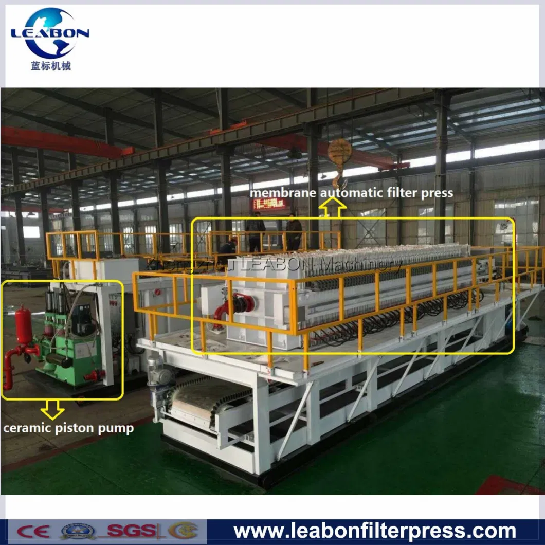 Industrial Wastewater Treatment Hydraulic Membrane Filter Press Price