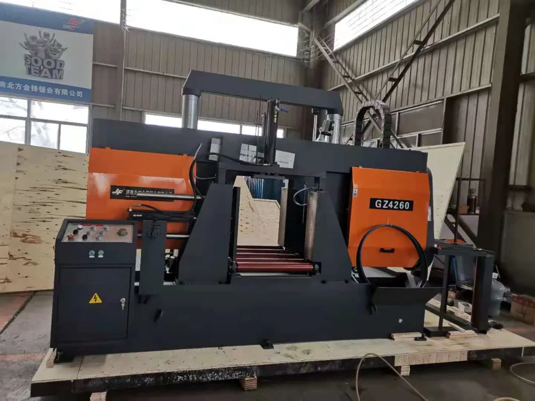 600mm Semi Automatic Double Column Metal Cutting Band Sawing Machine