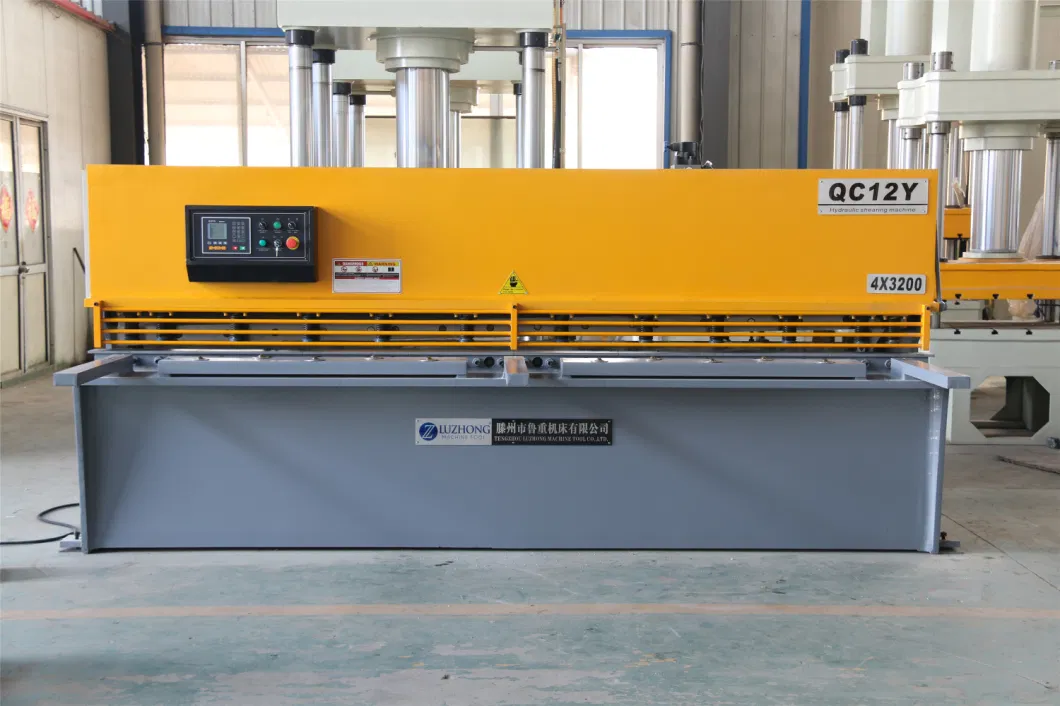 Electric Sheet Metal Shear Machinery QC12Y-4X2500 Hydraulic Shearing Machine