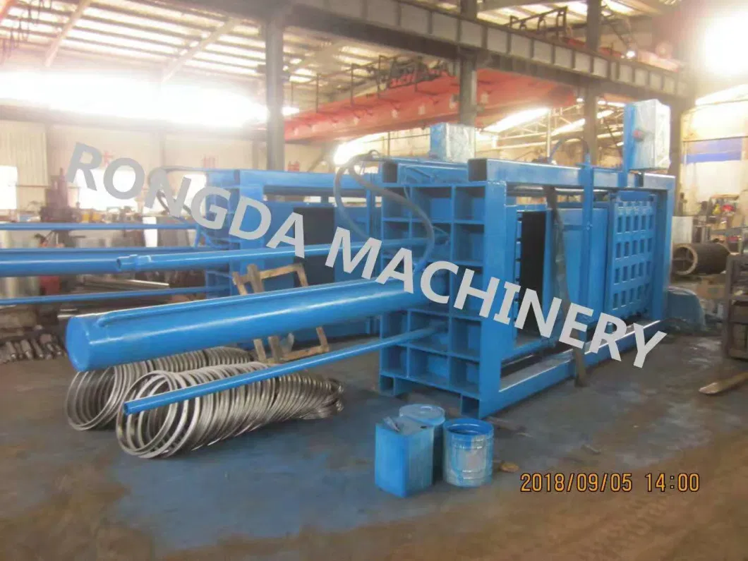 Hydraulic Horizontal Automatic Operation Scrap Baling Press Machine