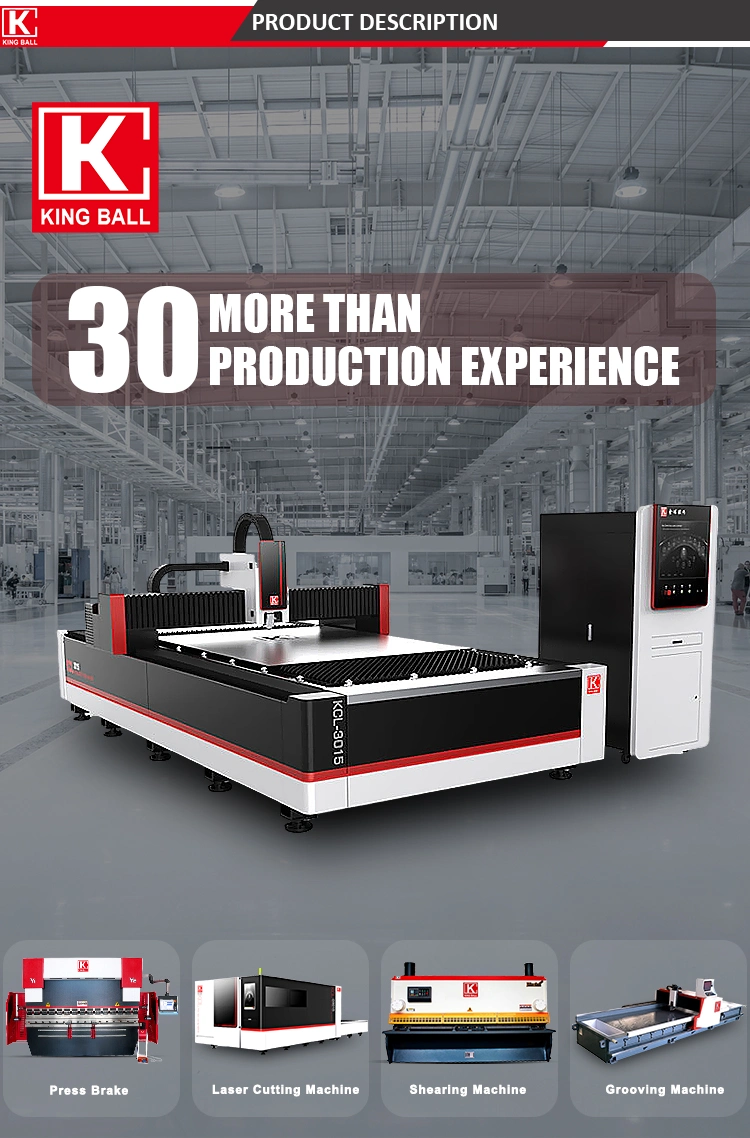 Sell Well 3000W Single Table Metal Sheet Machine Kcl-4020 Fiber Laser Cutting