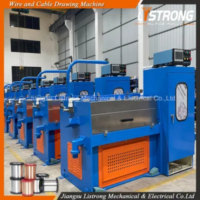 Listrong 0.193-0.45mm Fine Wire Electric Cable Machinery High Speed Wire Drawing Machine