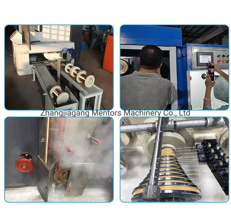 Outlet Wire 0.12-0.45mm Extremely Wire Drawing 24 Dies Super Fine Copper Wire Drawing Machine