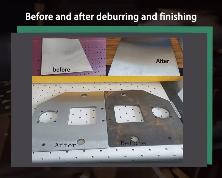 Metal Sheet Brush Surface Finishing Deburring Polishing Descaling Machine