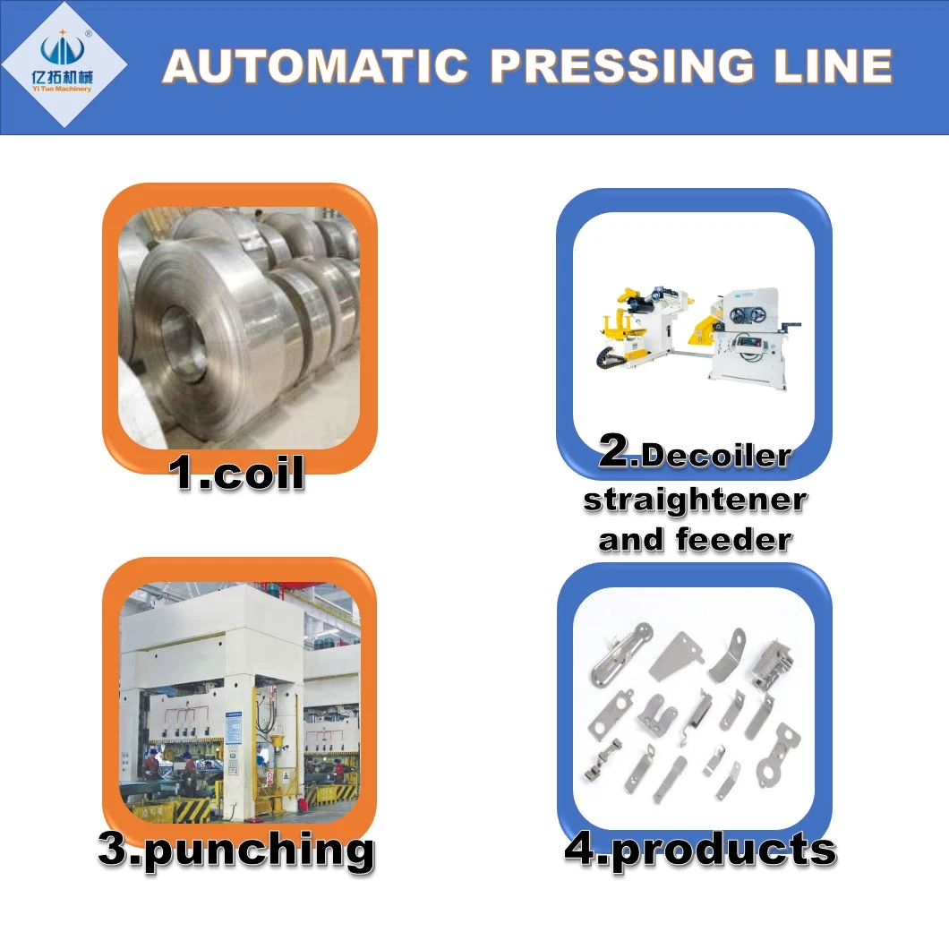 Metal Coil Automation Uncoiler Straightening Servo Feeder Machine with Hydraulic Shearing Tool