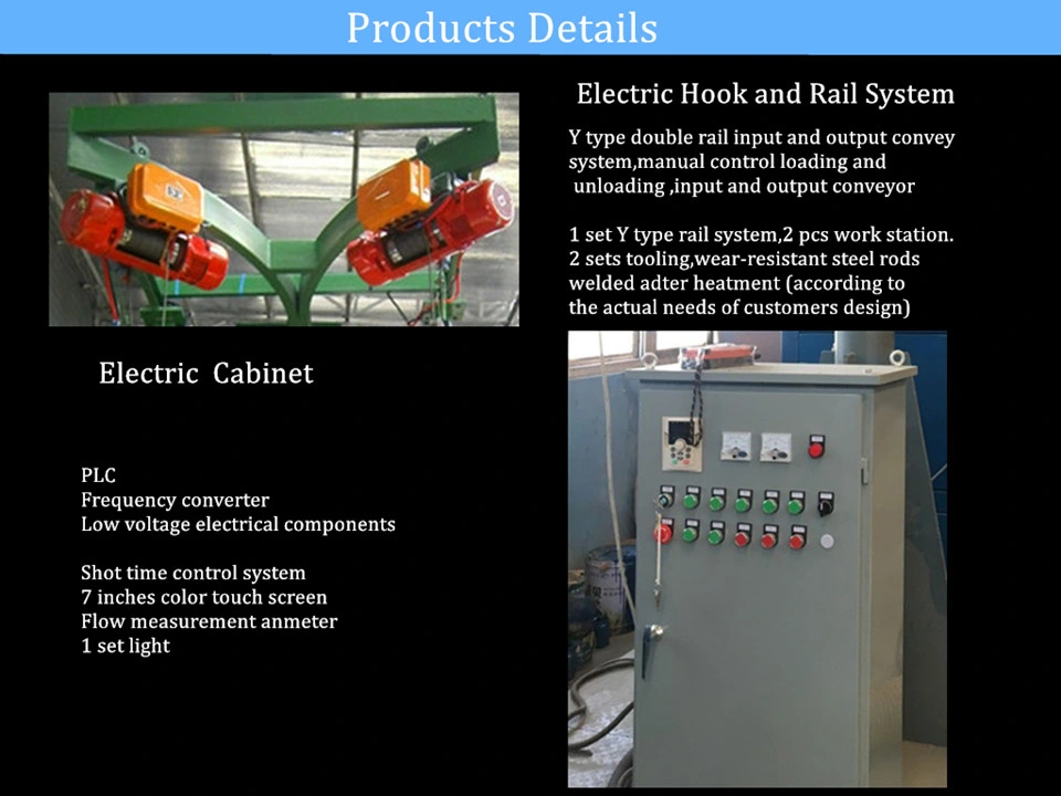 Hanger Type Derusting Descaling Shot Blasting Peening Machine