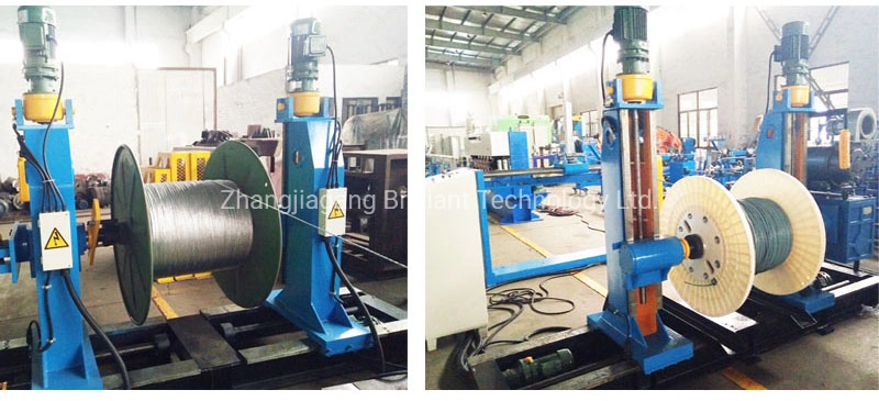 Wire Gantry Style Take-up/Pay off/ Active Dual-Bobbin Cable Feeding Machine