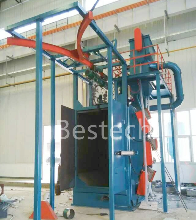 Hanger Type Derusting Descaling Shot Blasting Peening Machine