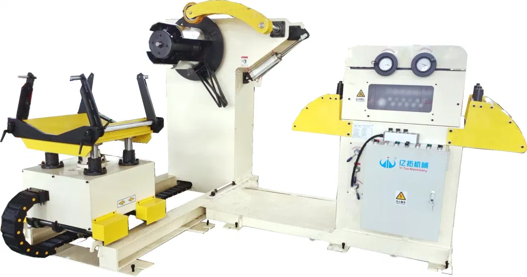 Hot Sale Metal Sheet Uncoiler Machine and Leveling Machine 2 in 1 Leveler for Punching Press Machine