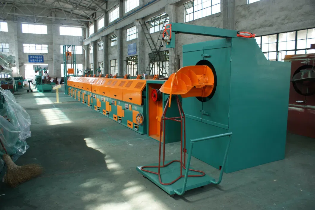 High Speed Automatic Winding System Low Carbon Straight Line Wire Drawing Machine